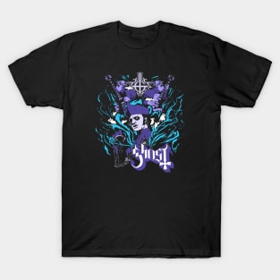 Ghost Retro Neon Purple T-Shirt